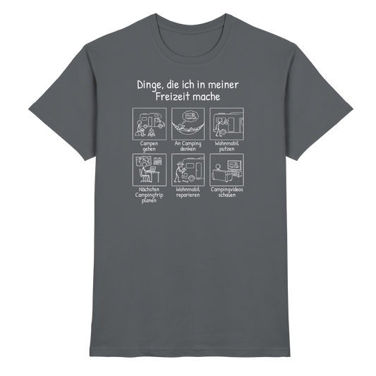 Dinge, die ich in meiner Freizeit mache (Wohnmobil) - Männer Shirt