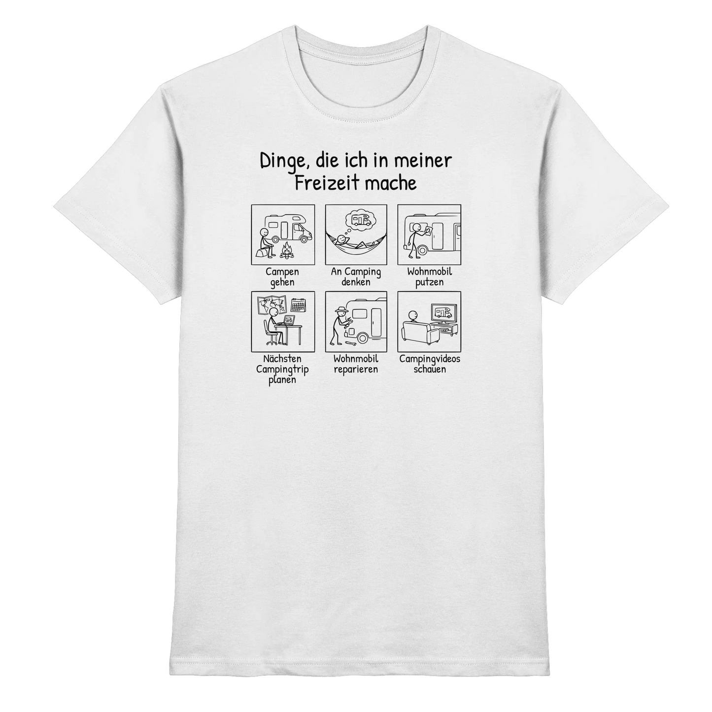 Dinge, die ich in meiner Freizeit mache (Wohnmobil) - Männer Shirt