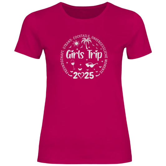 Girls Trip 2025 - Frauen Shirt - Campingfamilie.de