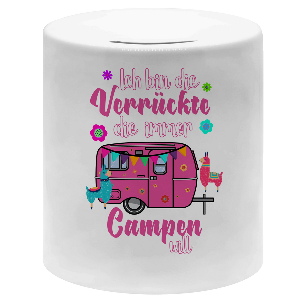 Ich bin die Verrückte, die immer Campen will - Spardose - Campingfamilie.de