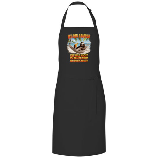 Ich will nicht, ich brauch nicht, ich muss nicht - Grillschürze - Campingfamilie.de