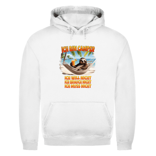 Ich will nicht, ich brauch nicht, ich muss nicht - Herren Shirt - Campingfamilie.de