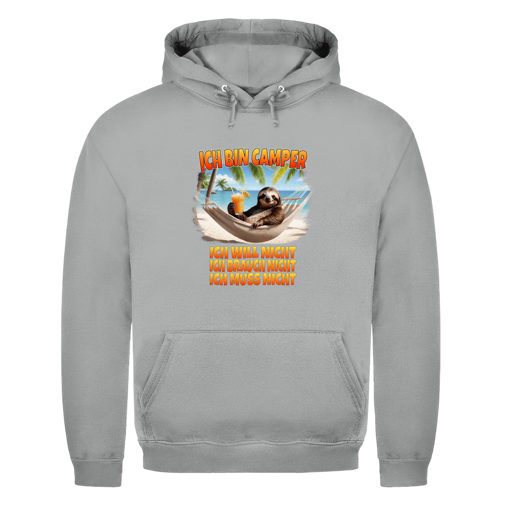 Ich will nicht, ich brauch nicht, ich muss nicht - Herren Shirt - Campingfamilie.de