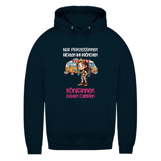 Königinnen gehen Campen - Frauen Hoodie - Campingfamilie.de
