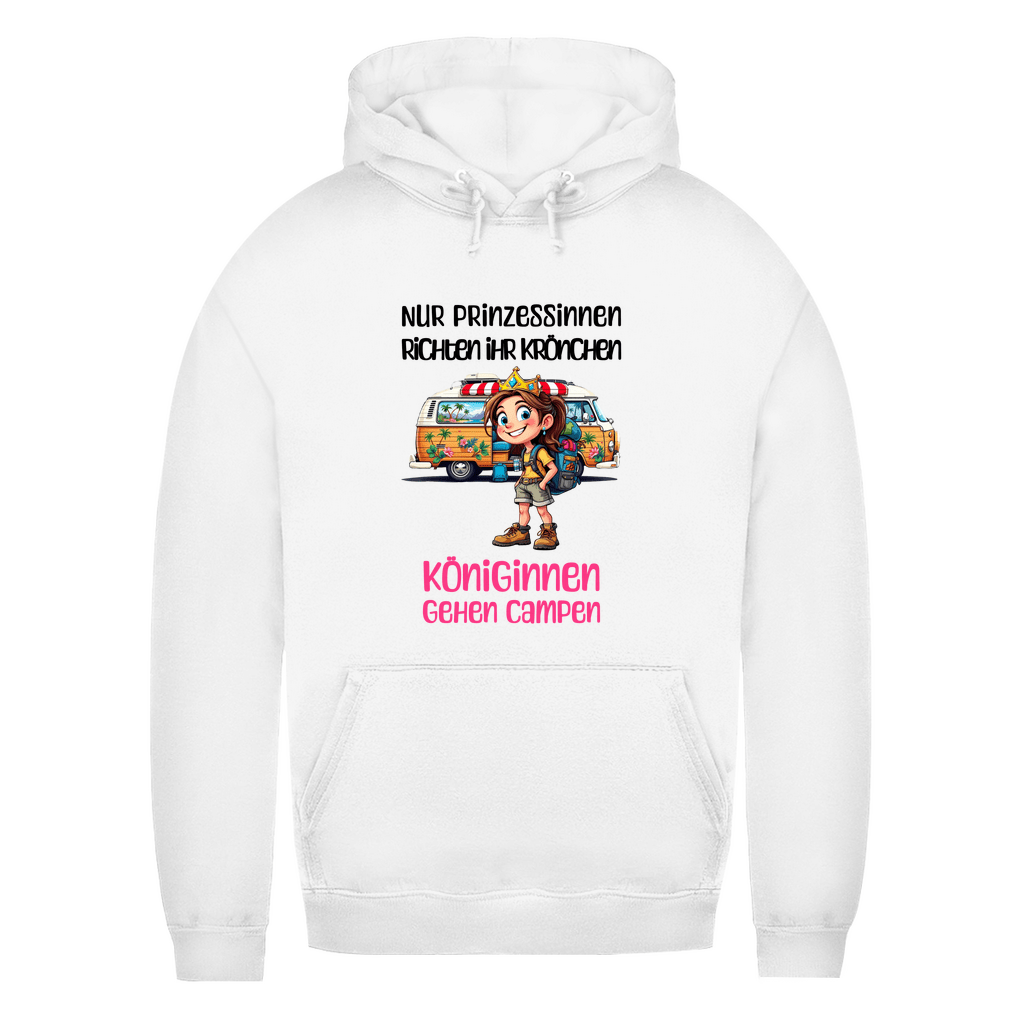 Königinnen gehen Campen - Frauen Hoodie - Campingfamilie.de
