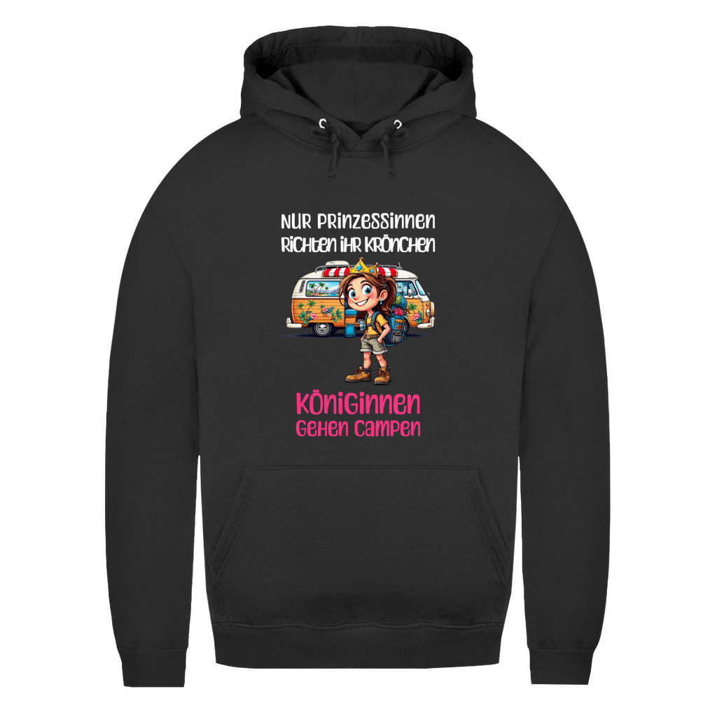 Königinnen gehen Campen - Frauen Hoodie - Campingfamilie.de