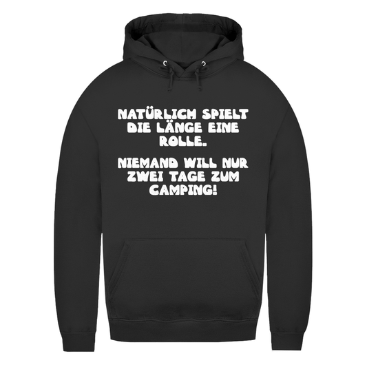 Länge spielt doch eine Rolle - Frauen Hoodie - Campingfamilie.de