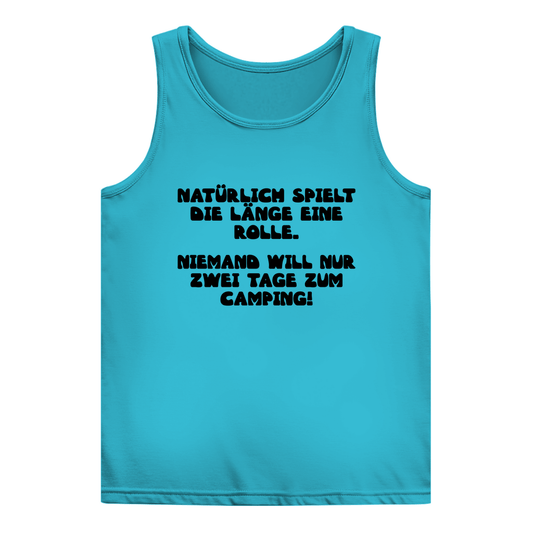 Länge spielt doch eine Rolle - Frauen Tank Top - Campingfamilie.de