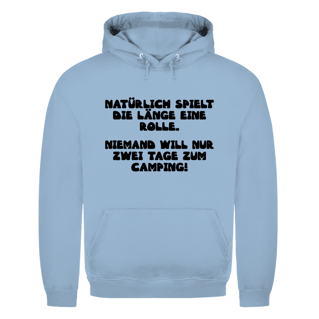 Länge spielt doch eine Rolle - Männer Hoodie - Campingfamilie.de