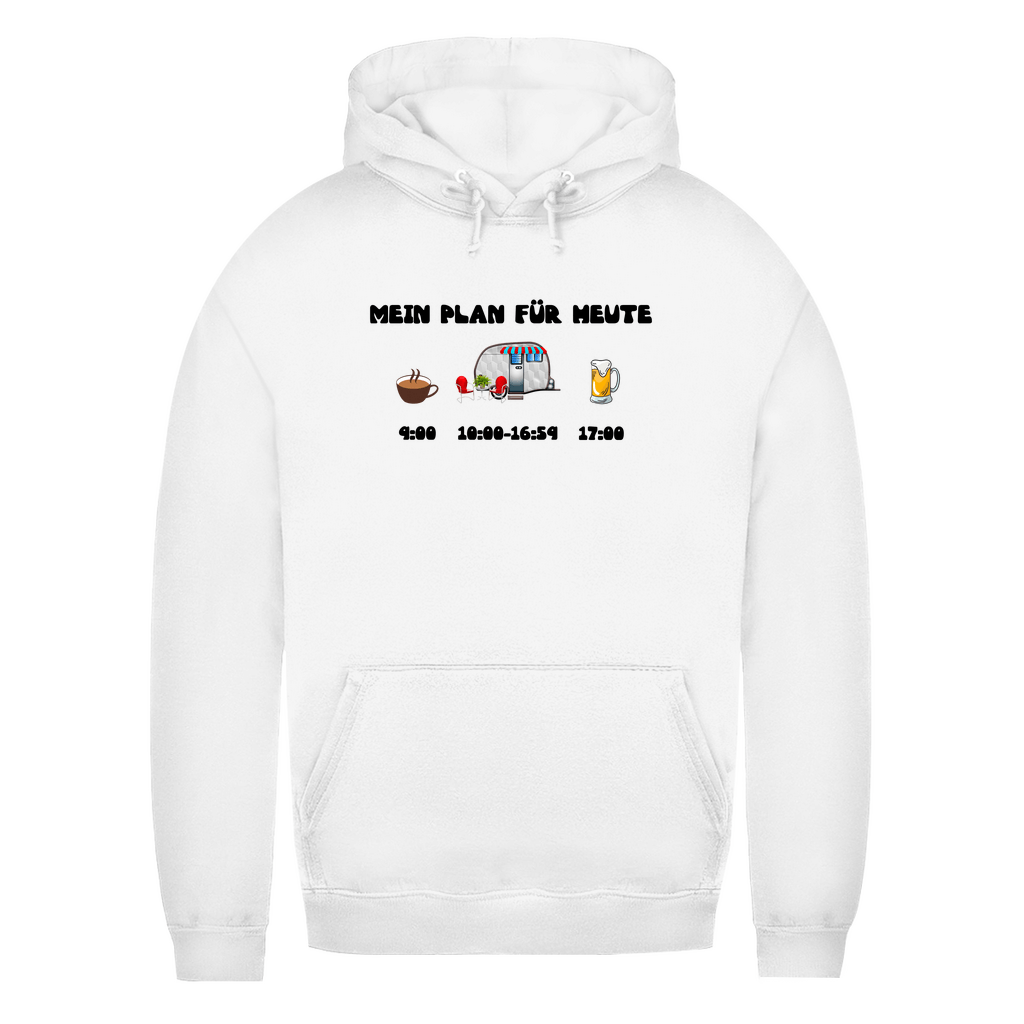 Mein Plan für heute: Kaffee, Camping, Bier - Frauen Hoodie - Campingfamilie.de