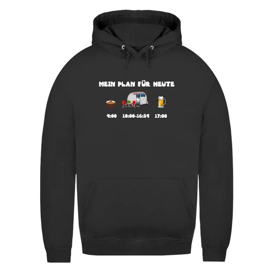Mein Plan für heute: Kaffee, Camping, Bier - Frauen Hoodie - Campingfamilie.de