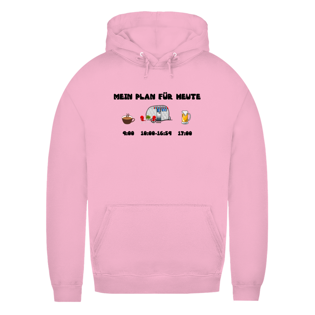 Mein Plan für heute: Kaffee, Camping, Bier - Frauen Hoodie - Campingfamilie.de