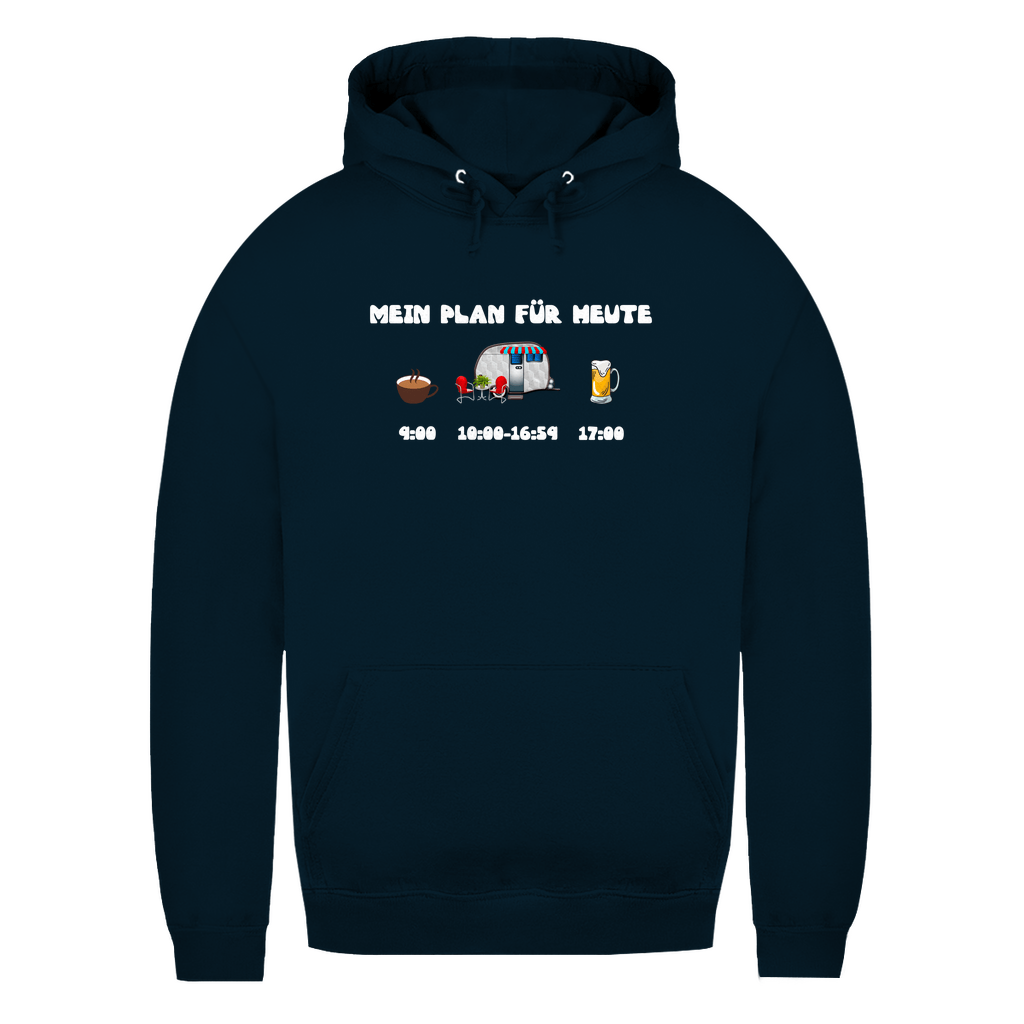 Mein Plan für heute: Kaffee, Camping, Bier - Frauen Hoodie - Campingfamilie.de