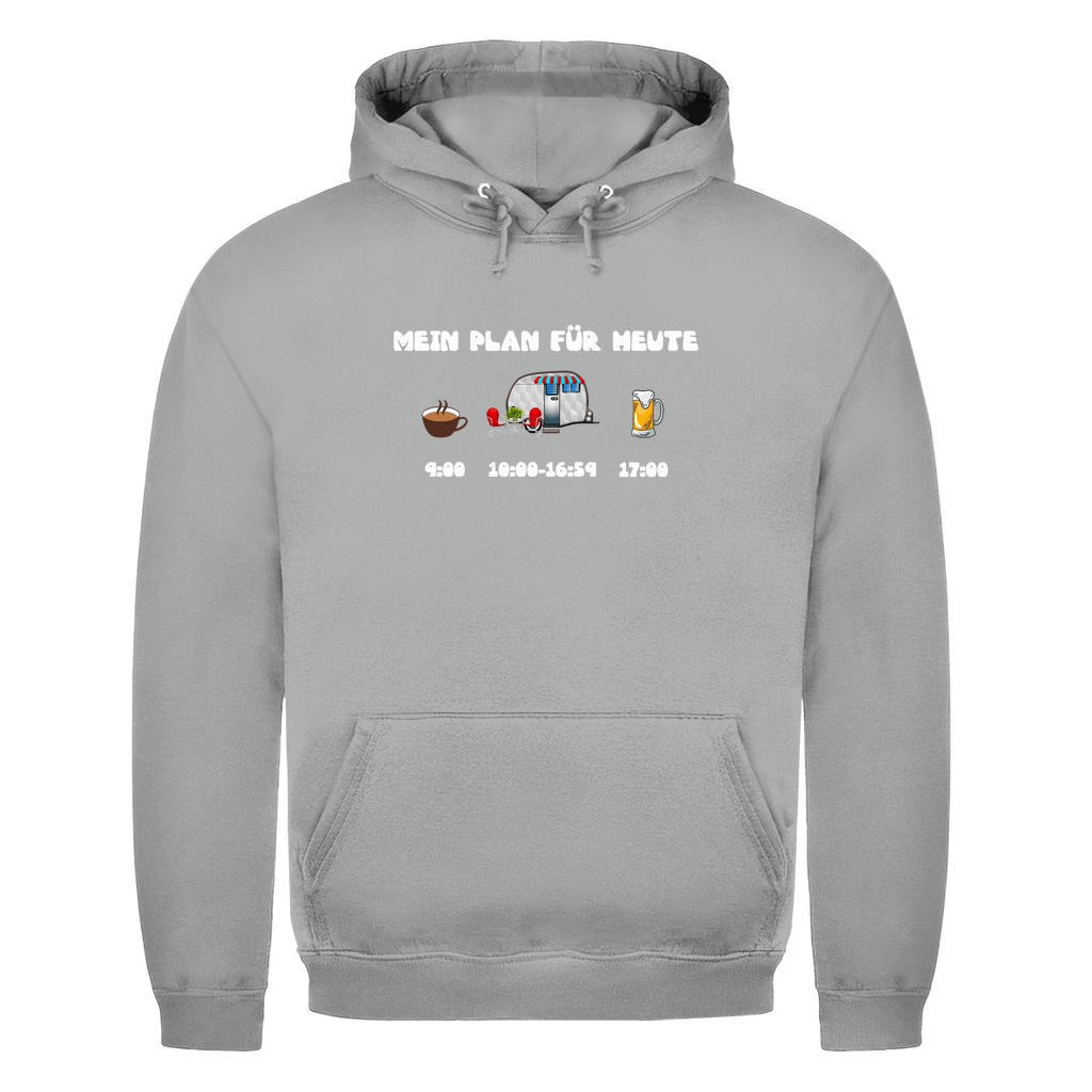 Mein Plan für heute: Kaffee, Camping, Bier - Herren Hoodie - Campingfamilie.de