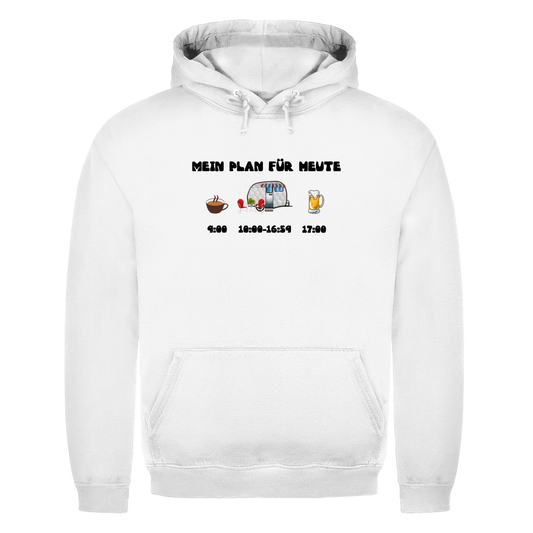Mein Plan für heute: Kaffee, Camping, Bier - Herren Hoodie - Campingfamilie.de
