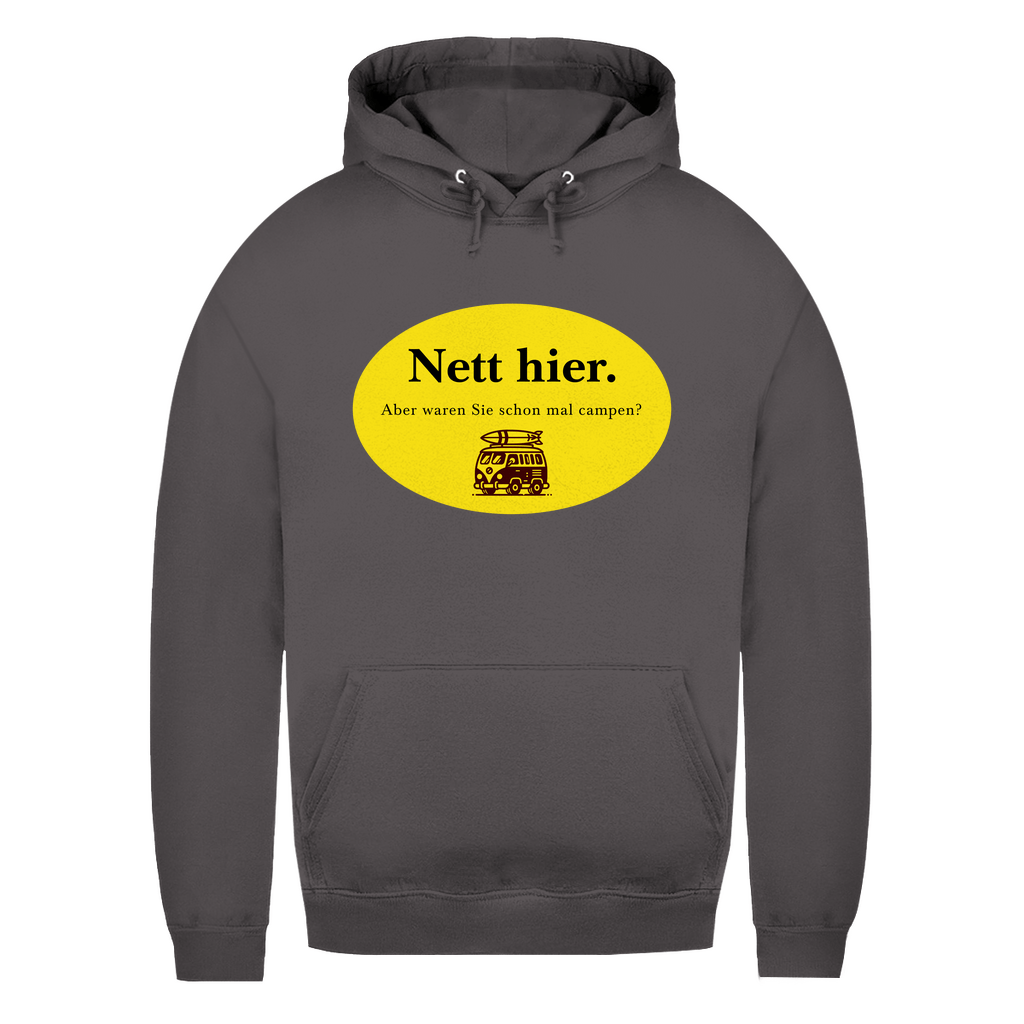 Nett hier. Aber waren Sie schon mal campen? - Frauen Hoodie - Campingfamilie.de