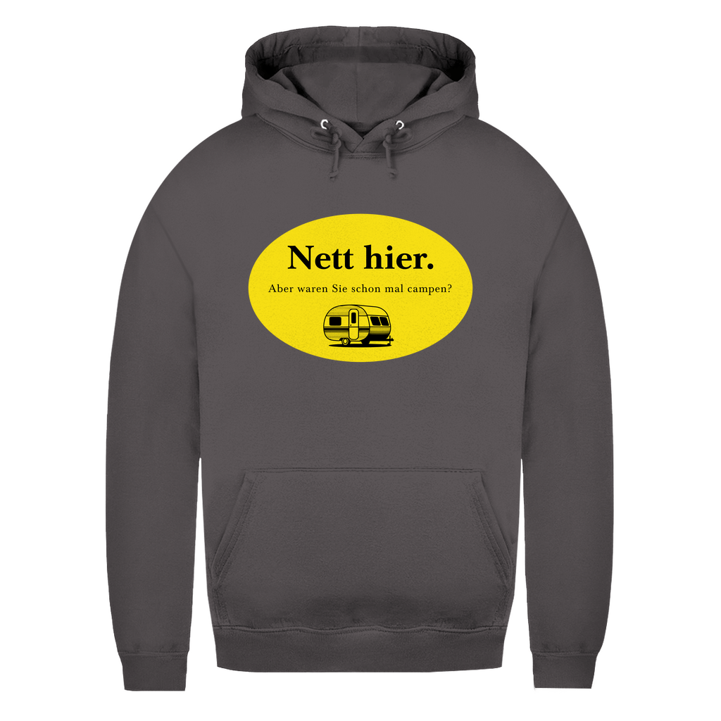 Nett hier. Aber waren Sie schon mal campen? - Frauen Hoodie - Campingfamilie.de