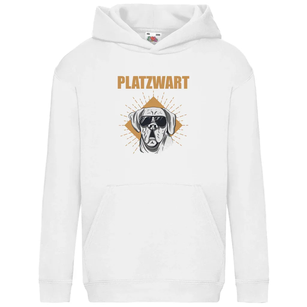 Platzwart - Kinder Hoodie - Campingfamilie.de