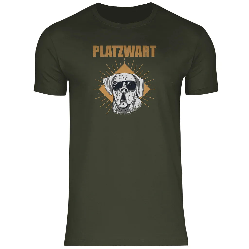 Platzwart - Männer Shirt - Campingfamilie.de