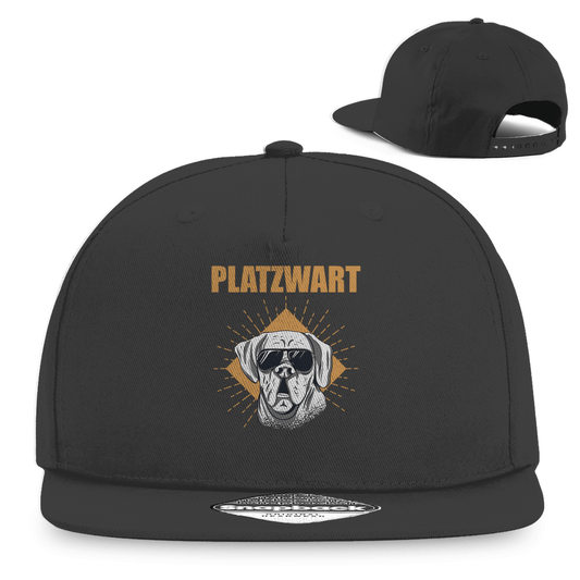 Platzwart - Snapback Rapper Cap - Campingfamilie.de