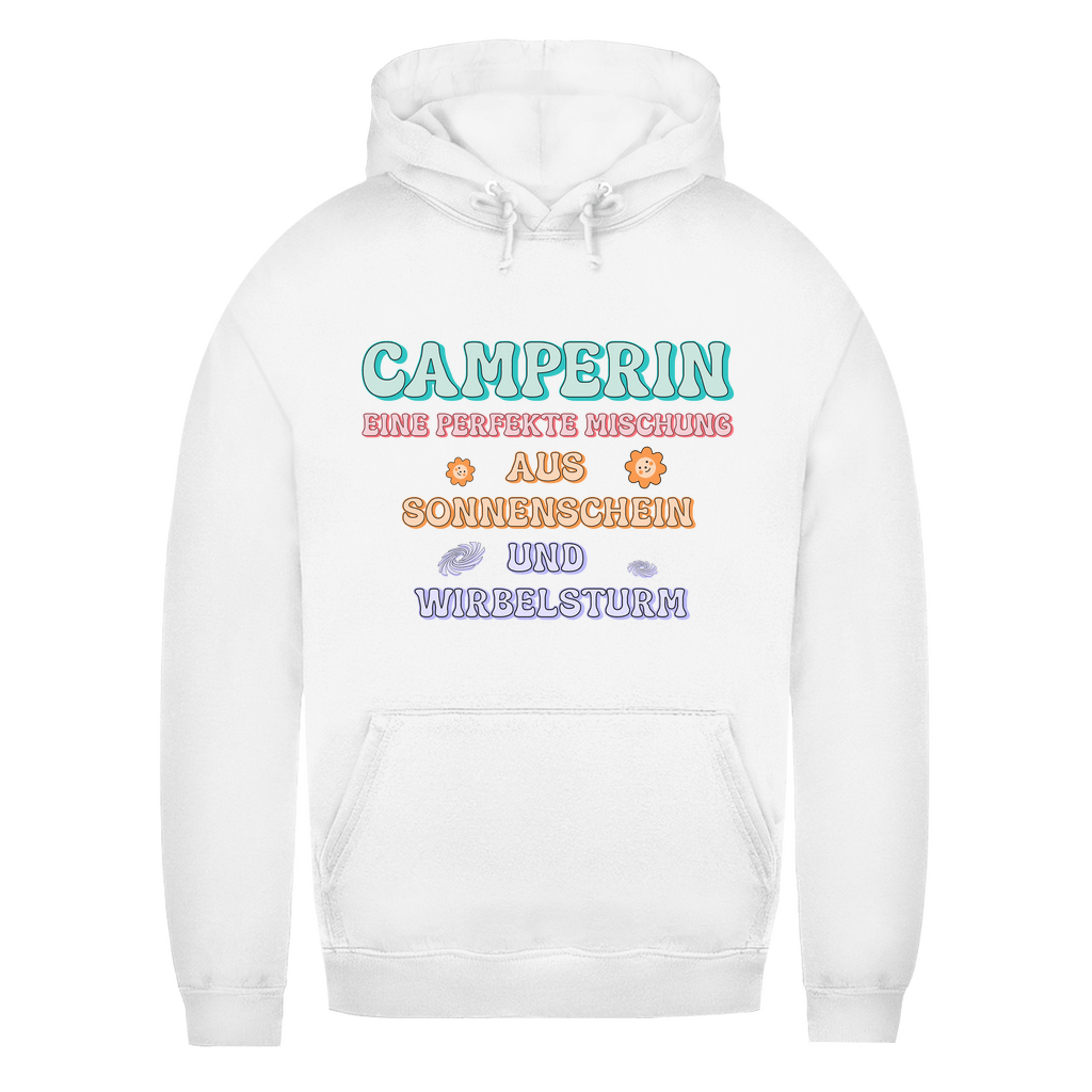Sonnenschein und Wirbelsturm - Frauen Hoodie - Campingfamilie.de