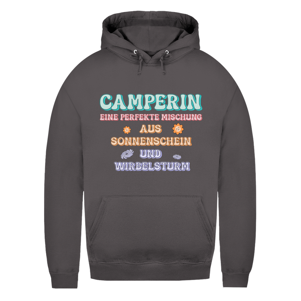 Sonnenschein und Wirbelsturm - Frauen Hoodie - Campingfamilie.de