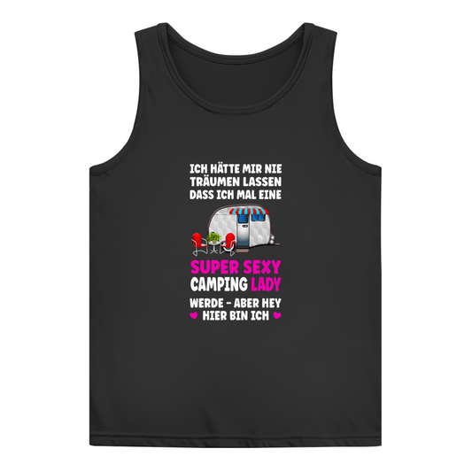 Super Sexy Camping Lady - Frauen Tank Top - Campingfamilie.de