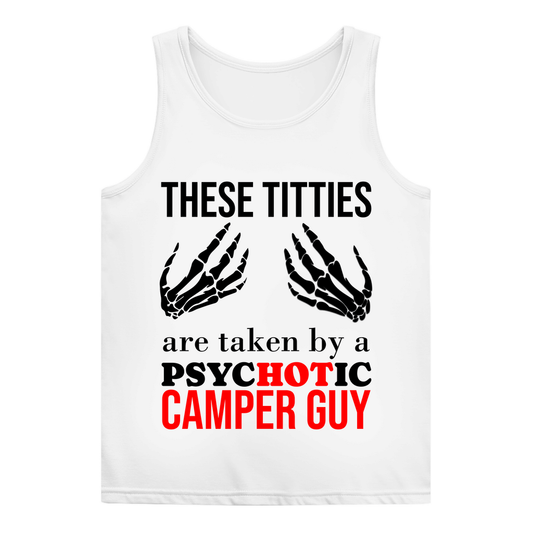 Titties und Hot Camper Guy - Frauen Tank Top - Campingfamilie.de