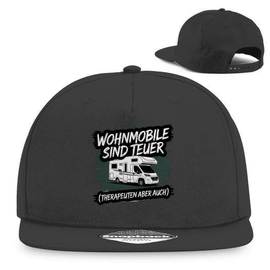 Wohnmobile sind teuer – Therapeuten aber auch! - Snapback Rapper Cap - Campingfamilie.de