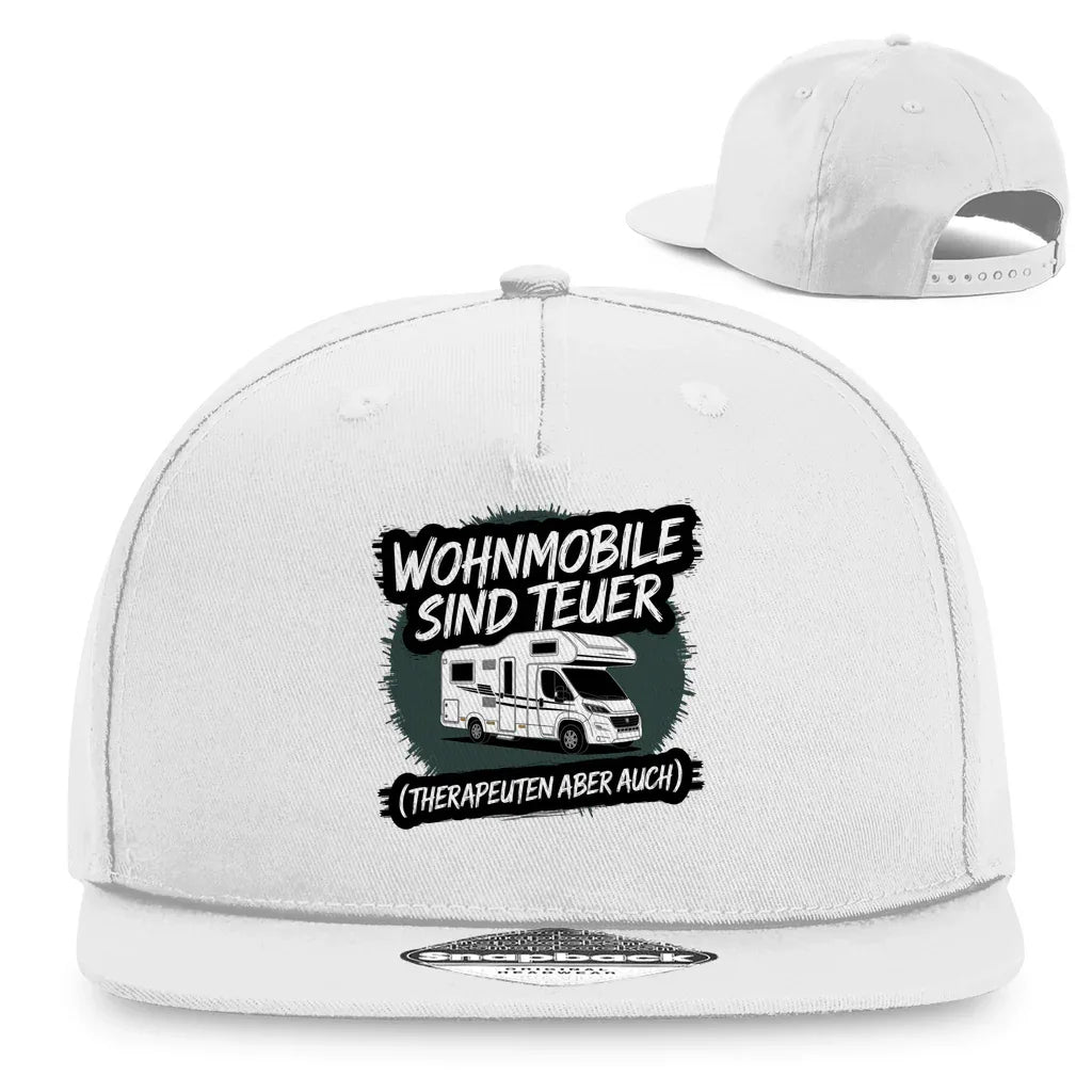 Wohnmobile sind teuer – Therapeuten aber auch! - Snapback Rapper Cap - Campingfamilie.de