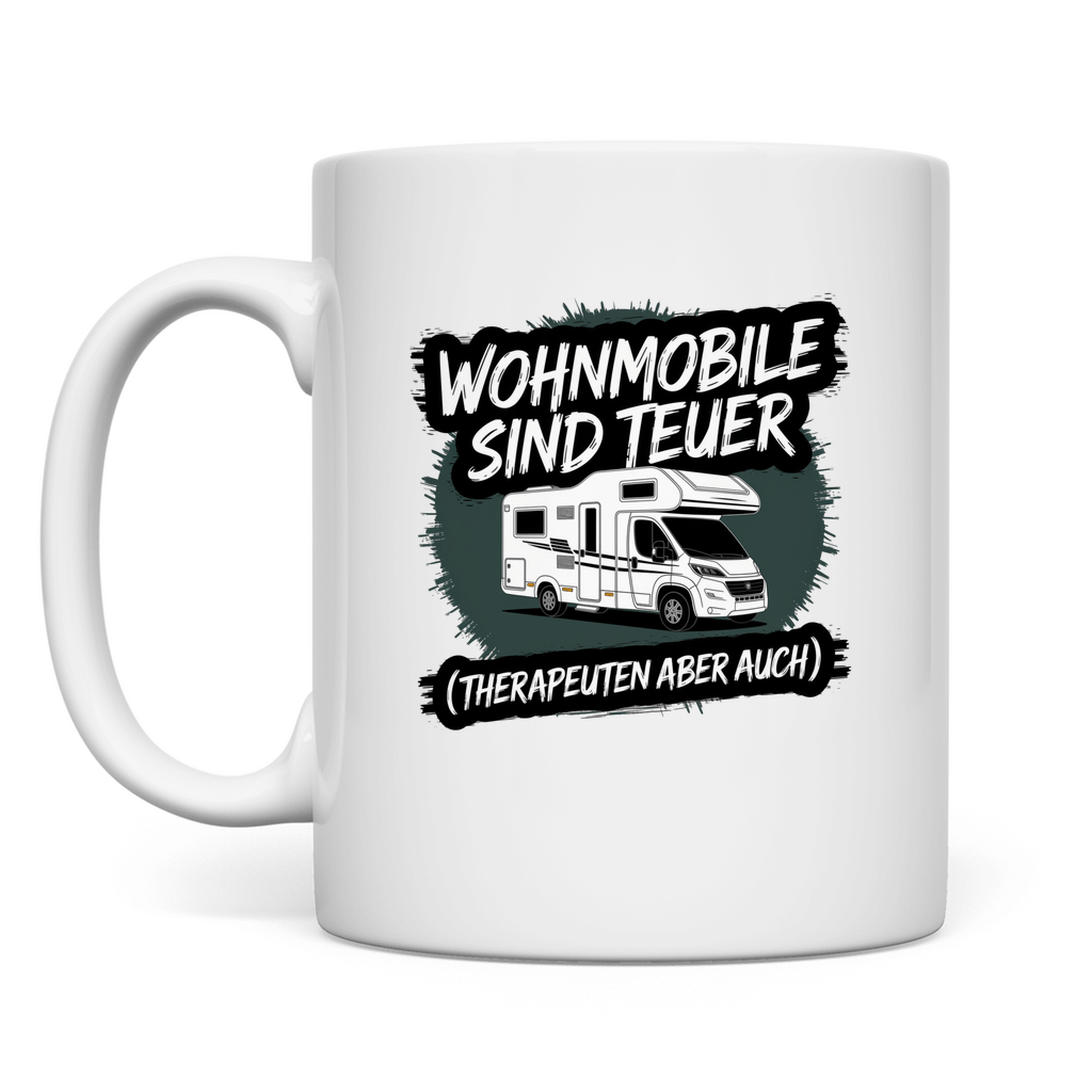 Wohnmobile sind teuer – Therapeuten aber auch! - Tasse - Campingfamilie.de