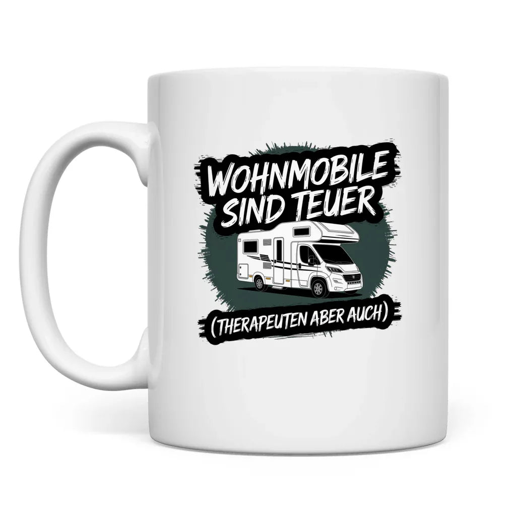 Wohnmobile sind teuer – Therapeuten aber auch! - Tasse - Campingfamilie.de