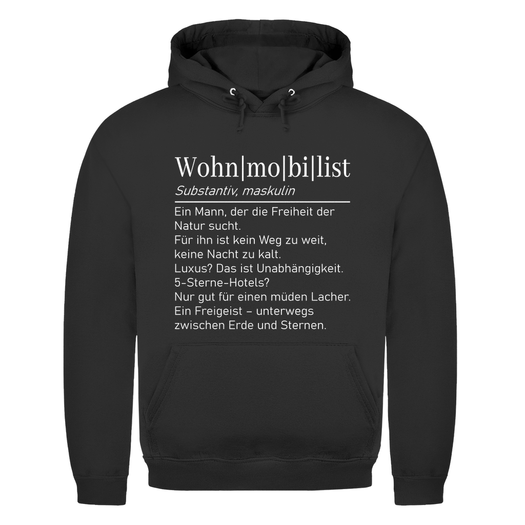 Wohnmobilist - MĂ€nner Hoodie - Campingfamilie.de
