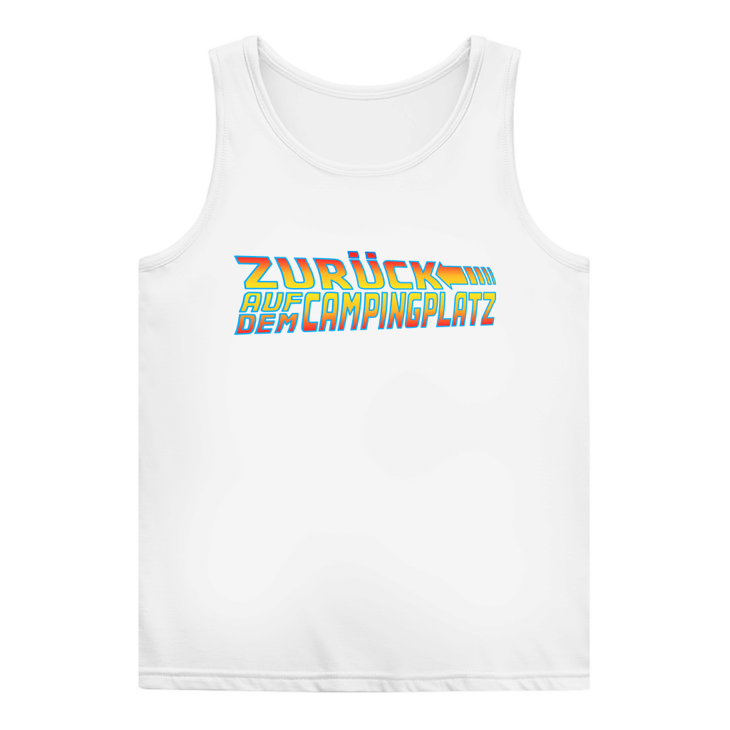 Zurück auf dem Campingplatz - Frauen Tank Top - Campingfamilie.de