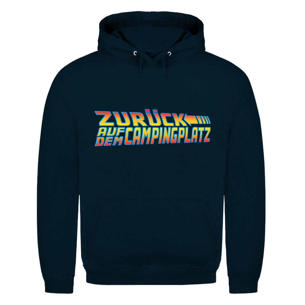 Zurück auf dem Campingplatz - Männer Hoodie - Campingfamilie.de