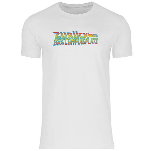 Zurück auf dem Campingplatz - Männer Shirt - Campingfamilie.de