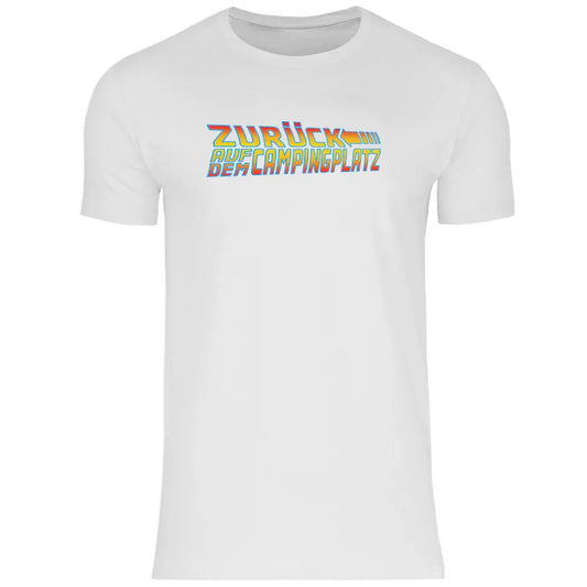 Zurück auf dem Campingplatz - Männer Shirt - Campingfamilie.de