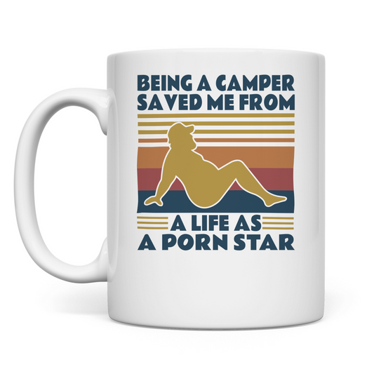 Being a Camper not a Pornstar - Panorama Tasse - Campingfamilie.de