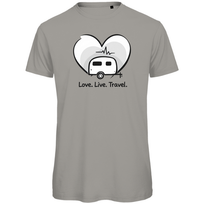 Love.Life.Travel - Herren Shirt