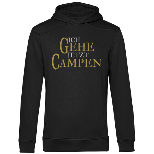 Ich gehe jetzt Campen - Herren Hoodie