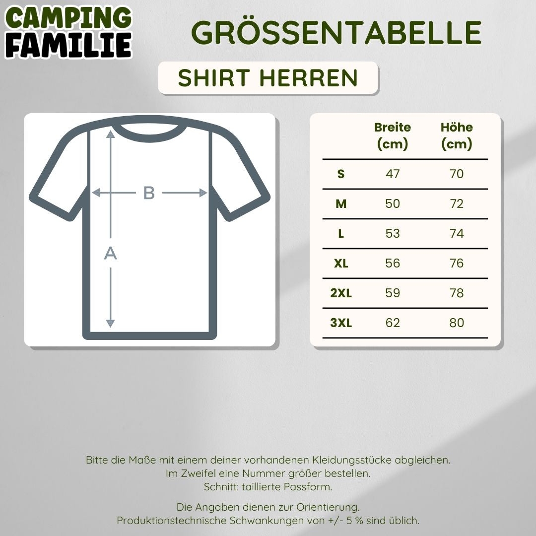 Camping rockt - Herren Shirt