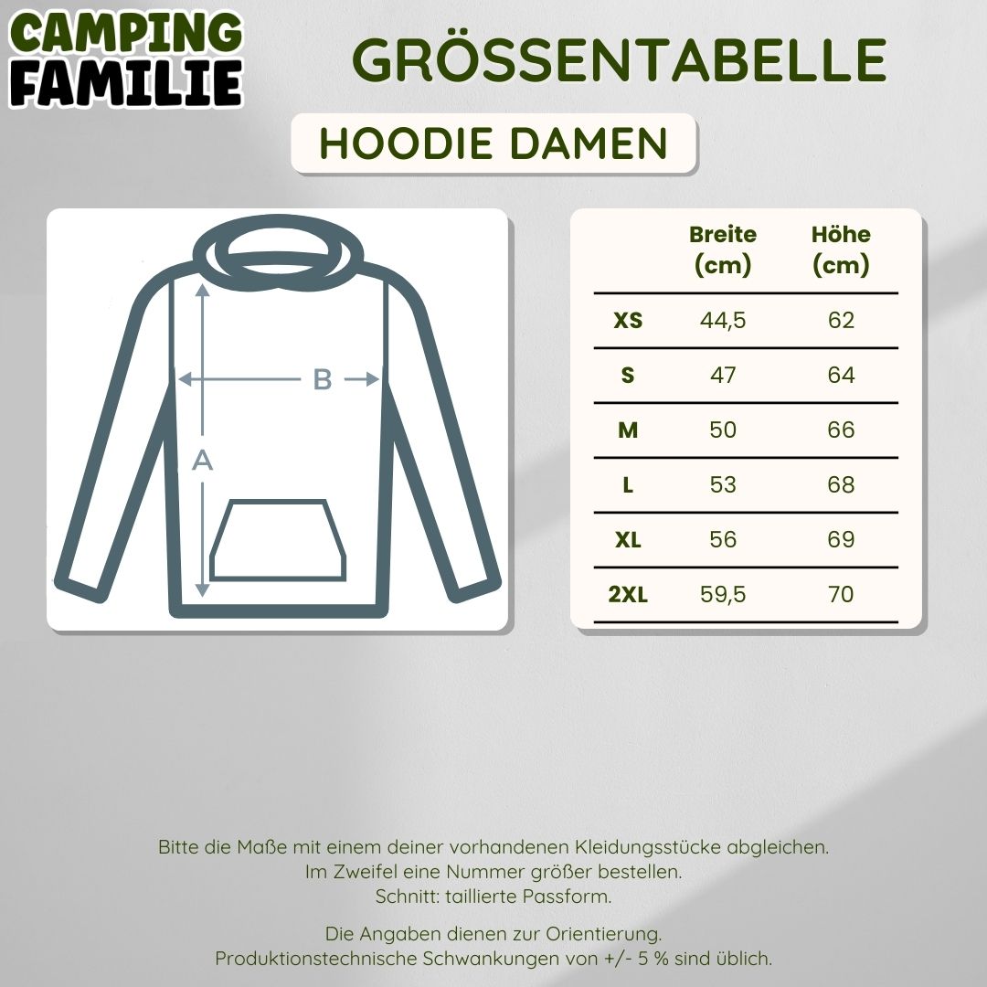 Camping rockt - Damen Hoodie