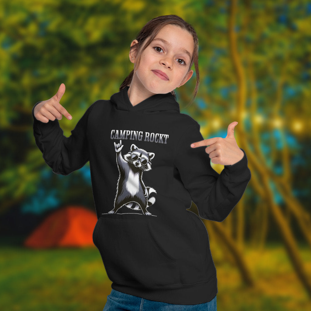 Camping rockt - Kids Hoodie