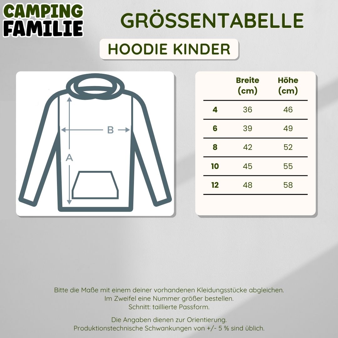 Camping rockt - Kids Hoodie