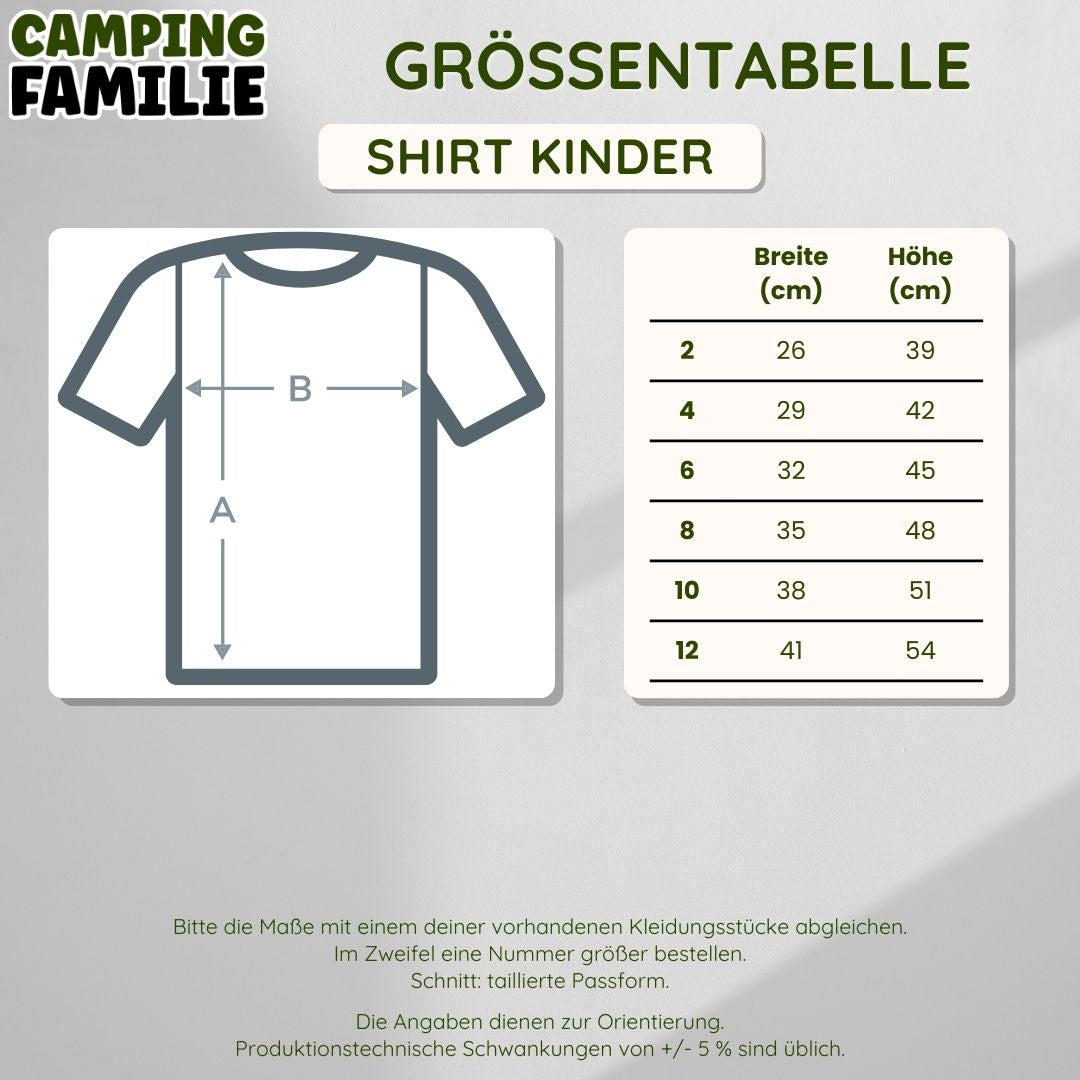 Camping rockt - Kids Shirt