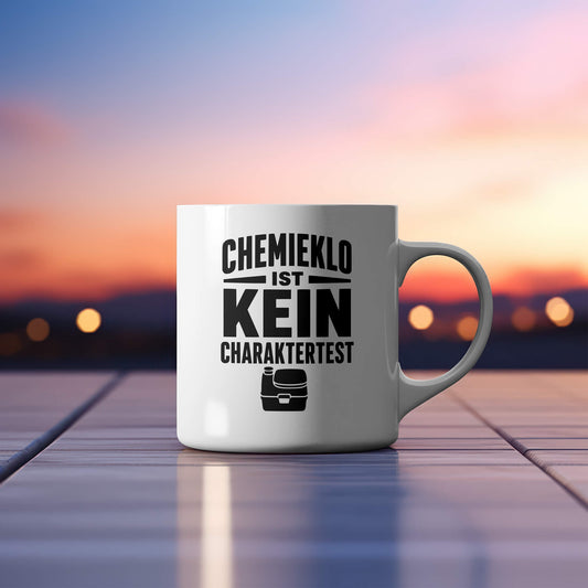 Chemieklo ist kein Charaktertest | Tasse