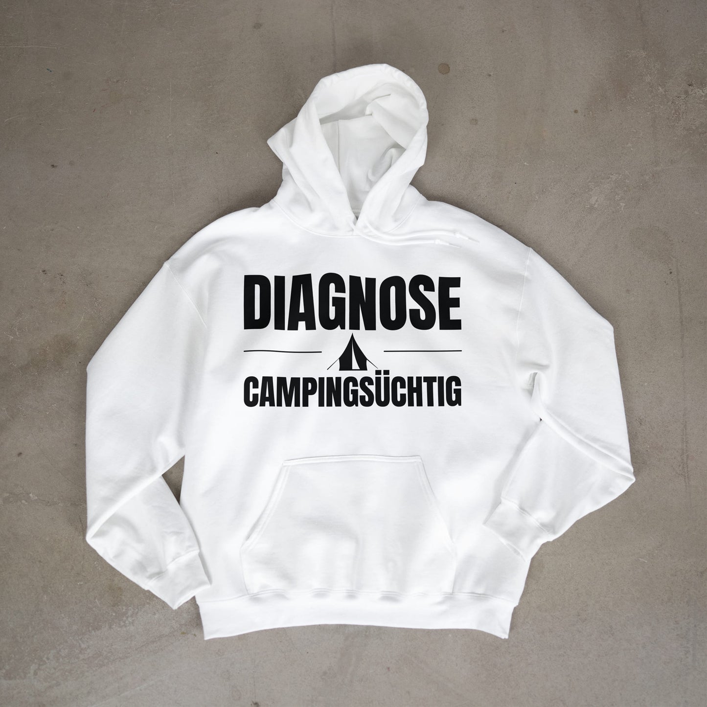Diagnose Camping-Süchtig – Das Statement für echte Zelt-Urlauber - Hoodie für Camper