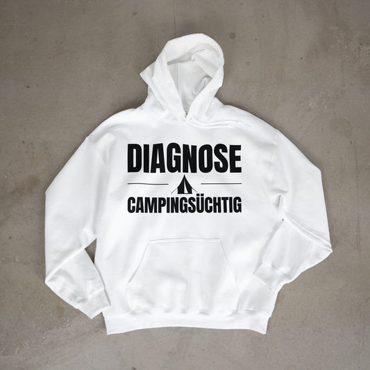 Diagnose Camping-Süchtig – Das Statement für echte Zelt-Urlauber - Hoodie für kleine Entdecker
