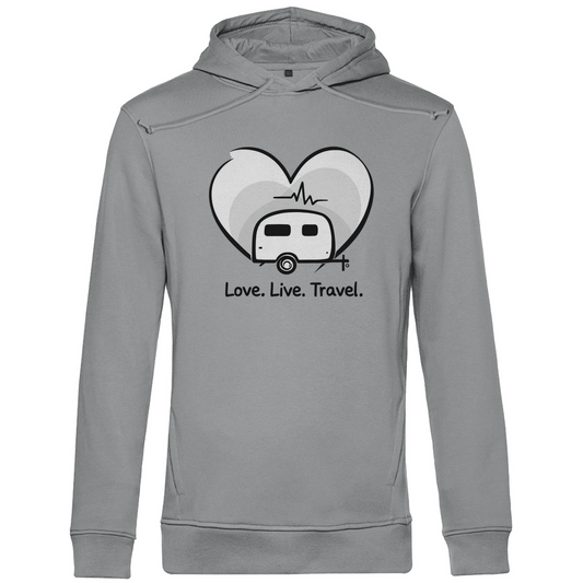 Love.Life.Travel - Herren Hoodie