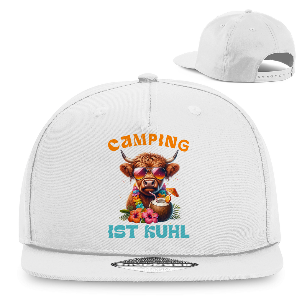 Camping ist kuhl - Snapback Rapper Cap - Campingfamilie.de